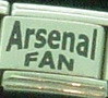 Arsenal Fan - laser charm - Click Image to Close